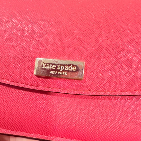 Vintage Kate Spade Vibrant pink red keychain wallet - Picture 2 of 8